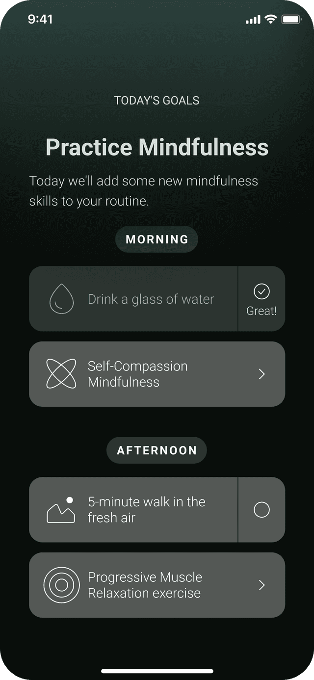 Concept 2 screen 2