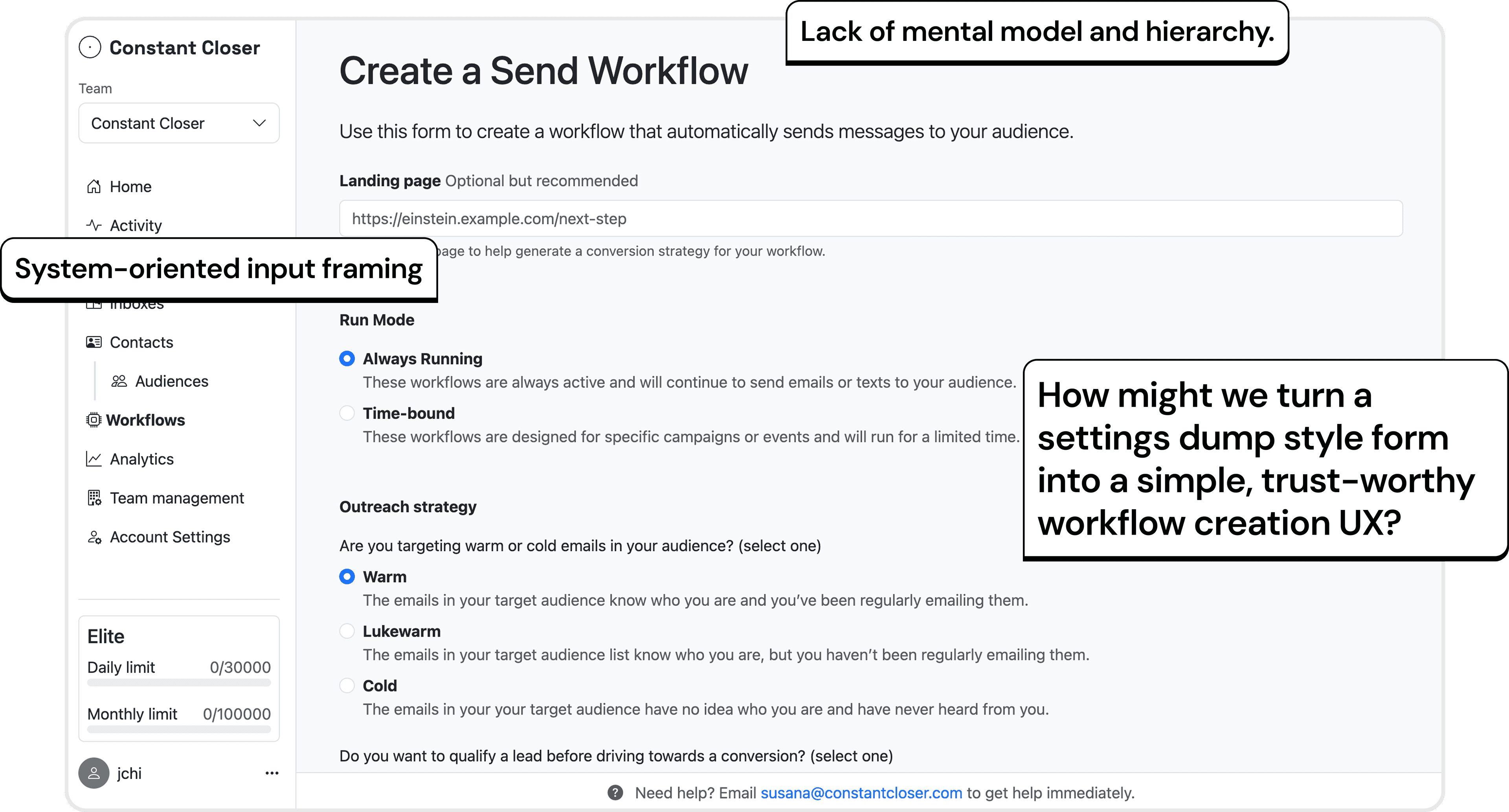 Legacy version — a configurations dump, not AI capabilities that empower users