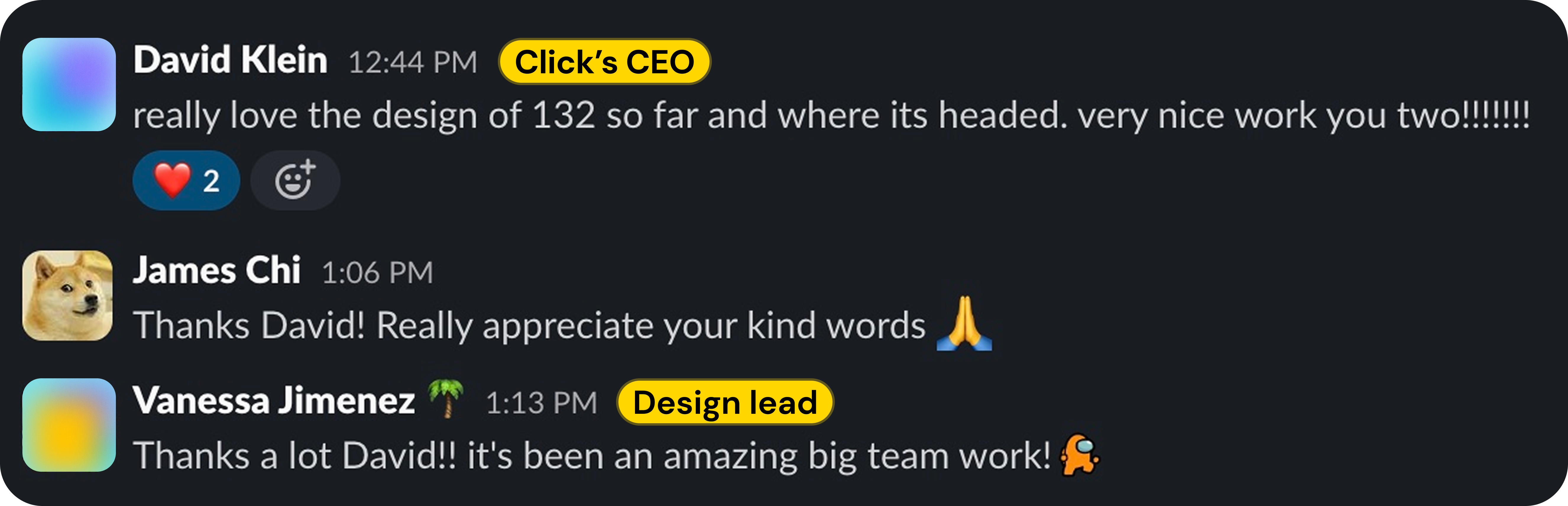 CEO testimonial about the migraine app design