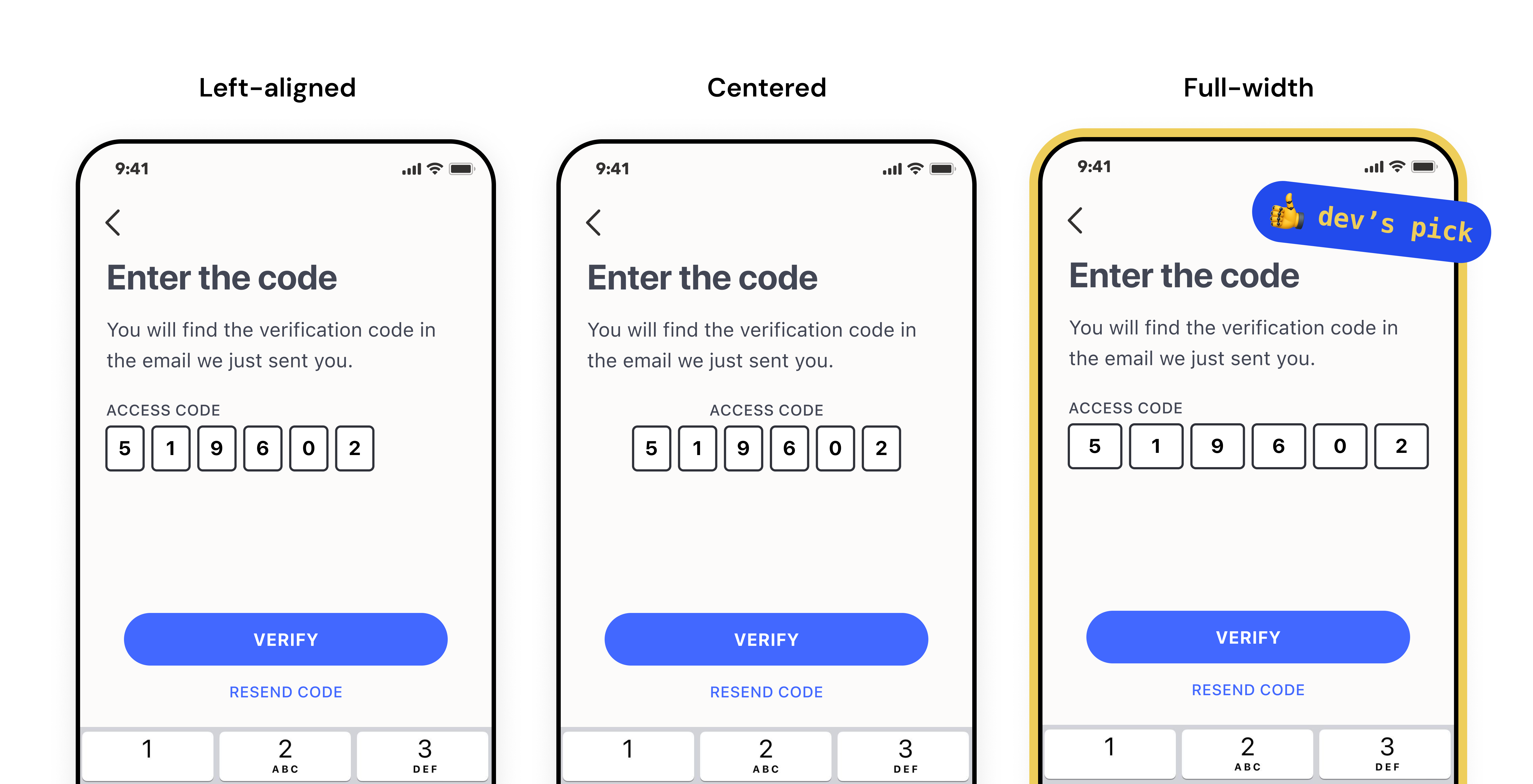 Inconsistent input fields across projects